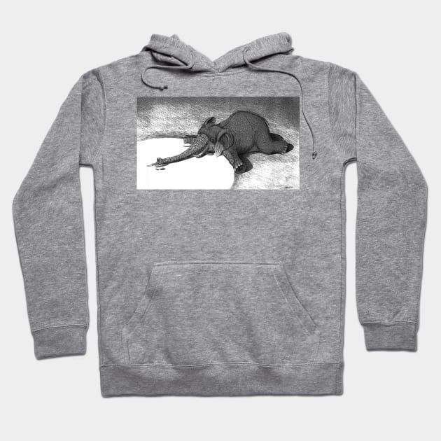 Elephant Hoodie by GuyParsons